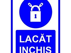 Placuta pentru lacat inchis